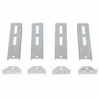 8 Pcs 10 Inch Tall Galvanized Boat Trailer Vertical Bunk Board Brackets Bolster