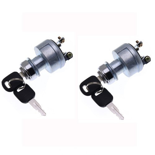 2pk Ignition Key Starter Switch With Key For CAT Caterpillar 9G7641 9G-7641