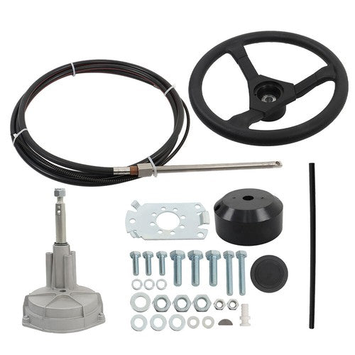 12 Feet Boat Rotary Steering System Outboard Kit SS13712 With Steering Cable