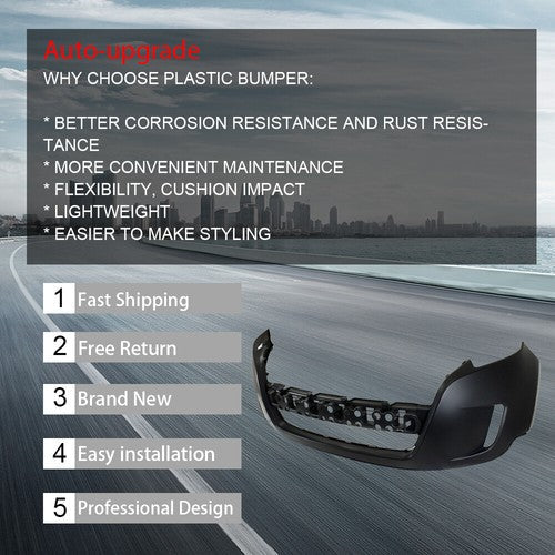 For Ford Edge 2011-2014 Quality Elaborate Front Bumper Cover Replacement