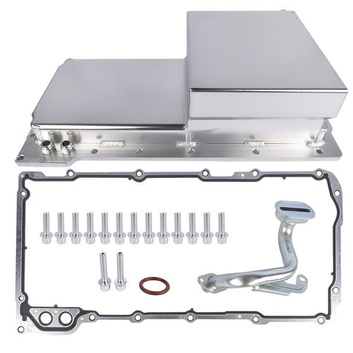 Front Oil Pan w/ Gasket for Chevrolet Small Block V8 GEN. III/IV LS1 LS2 LS3 LS6