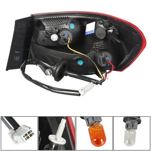 Driver Left Side Tail Light Lamp Red Outer Replace For 2016-2021 Chevy Malibu