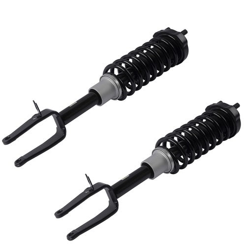 Pair Front Shock & Coil Spring Assembly For Mercedes W211 S211 E350 4Matic 06-09
