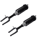 Pair Front Shock & Coil Spring Assembly For Mercedes W211 S211 E350 4Matic 06-09