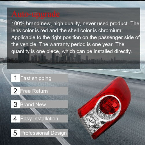 Fit For Toyota Corolla 2011-2013 Right Passenger Side Tail Combo Light TO2805111