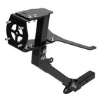 Black Steel Hitch Mounted Spare Tire Carrier for Kawasaki Teryx4 800 2014 2025