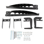 Pair RV 4 Inch Square Rear Bumper Mounting Cargo Carrier Arms Bracket