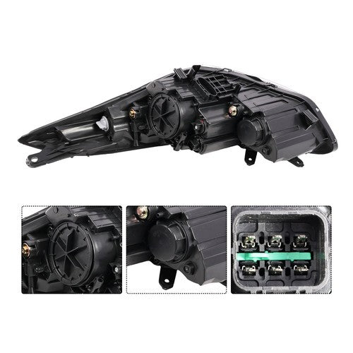 ZZ2V00905 Halogen Headlights Assembly Pair for 2011-2013 Hyundai Elantra
