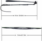 7251263 7251264 Windshield Wiper Arm & Blade for Bobcat T650 T740 T750 T770 T870