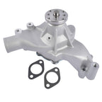 High-volume Aluminum Long Water Pump Satin Finish for Chevy BBC 396 402 454 502
