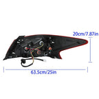Fit For Nissan Altima 2016-2018 Red Left Driver Outer Side Tail Light Brake Lamp