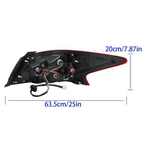 Fit For Nissan Altima 2016-2018 Red Left Driver Outer Side Tail Light Brake Lamp