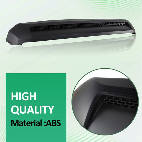Front Upper Hood Bulge Molding Trim Matte Black for Toyota Tundra 14-21