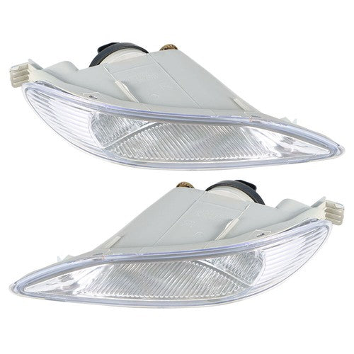 Red Tail Light Right+Pair Fog Lights Chrome Housing For Toyota Camry 2002-2004