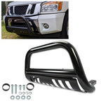 Bull Bar Black Push Bumper Grille Guard for 2004-2015 Nissan Titan Armada
