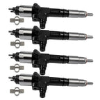 Ser of 4 Common Rail Fuel Injectors Fits for Kubota V3800 V3800T 3.8L 1J50053052