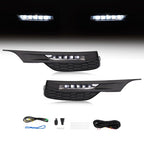 For 2016 2017 Honda Accord Sedan 4Dr LED Fog Lights Bumper Lamps+Wiring+Switch