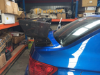 Carbon Fiber Trunk Street Spoiler Wing for Subaru GVF STI V-SR GT 2007-2014