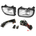 Front Bumper Driving Fog Lights Lamp Kit Clear for Toyota MR2 91 92-1995 Bulbs