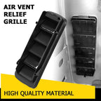 Back Panel Air Vent Grille Relief for 1999-2021 Chevy Silverado GMC Sierra