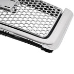 Upper Lower Grille Hood Molding Chrome for 2007-13 GMC Sierra 1500 Denali Pickup