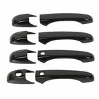 Glossy Black Door Handle Cover Set For Jeep Grand Cherokee Dodge Durango 2011 Plus