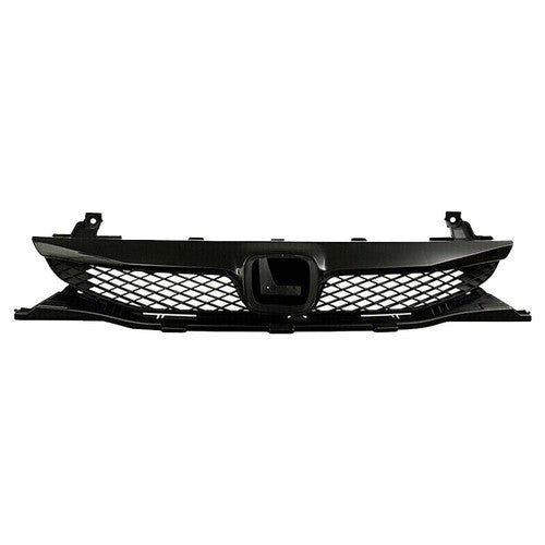 Front Bumper Gloss Black Grille Mesh Grill for 2009 2010 2011 for Honda Civic