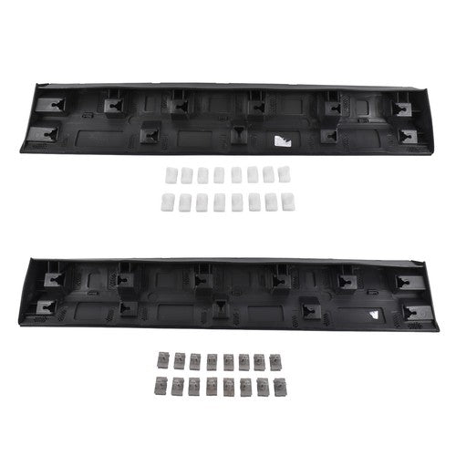 Pair Rear Lower Door Trim Molding Black for Cadillac XT5 2017-2025 Left & Right