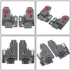 4 Pairs Undermount Drawer Slides 15 inch Undermount Soft Close Drawer Slides