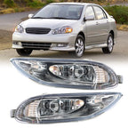For Toyota Corolla 2005-2008 Bumper Lamp Clear Fog Light Pair+Switch Wiring Kit