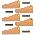 23 230 Series 230S Bucket Teeth with 23TF/23FP Flex Pins for Excavator 5 Piece