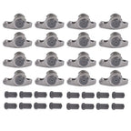 16Pcs 17-4PH Stainless Steel Rocker Arms for Pontiac 287-455 V8 4.3L 1.65 Ratio