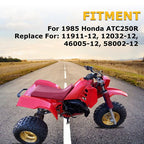 Front Rear Fenders Plastic Set ABS For 1985 Honda ATC250R
