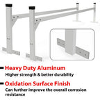 Cargo Adjustable Roof Mount Ladder Rack 4-8.5 Feet for Enclosed Opened Trailer