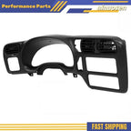 Black Dash Trim Bezel Fit For 1998 2004 Blazer Jimmy Sonoma S10 Bravada