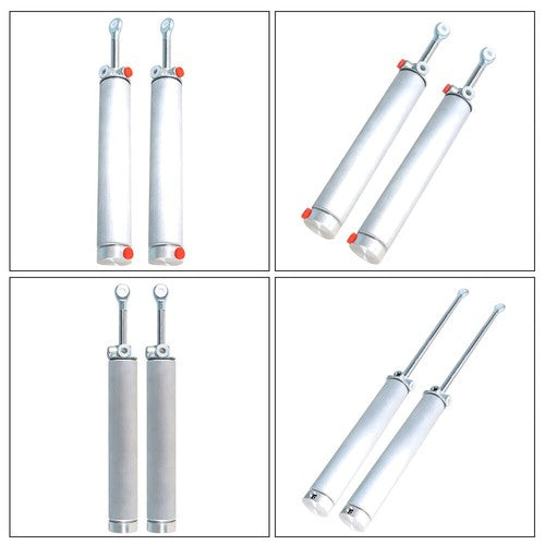 For 1999-2003 04 Mustang Convertible Top Piston Hydraulic Cylinder Aluminum 2pc