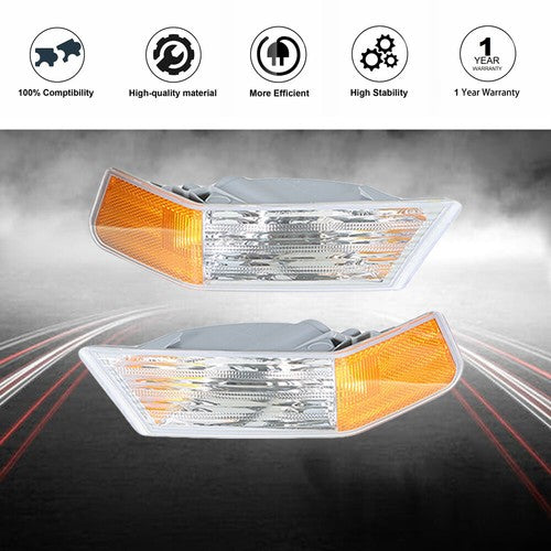 Left & Right Parking Turn Signal Light Corner Lamp For Jeep Patriot l4 07-17