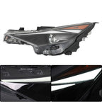 Black Halogen LH/Driver w/LED Headlight Projector For Hyundai Elantra 2021-2022