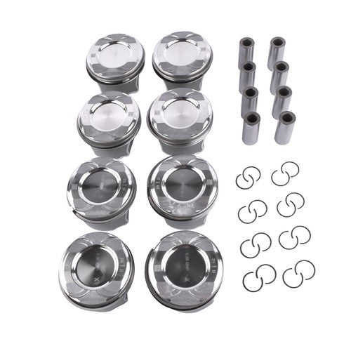 8x Pistons Rings Set for Mercedes C218 CLS550 X166 GL450 GL550 M278 4.6L 4.7L V8