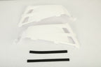 Left Right Gas Tank Side Covers Plastic for Yamaha Banshee 350 87 06 White