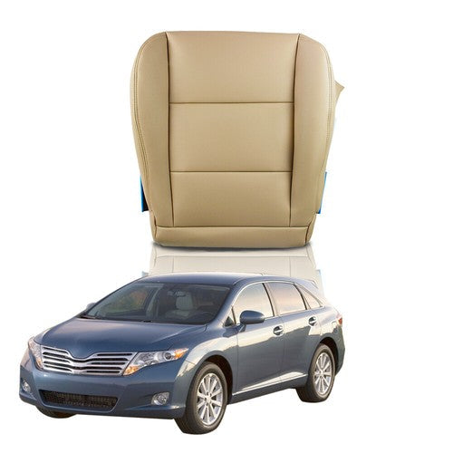 For Toyota Land Cruiser 1998-2007 New Driver Bottom Leather Seat Cover Ivory Tan