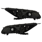 Pair For Honda Accord 2013-2015 Headlights Replacement Halogen W/O LED DRL Set