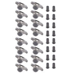 16Pcs 17-4PH Stainless Steel Rocker Arms for Pontiac 287-455 V8 4.3L 1.65 Ratio