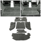 6 Pieces Full Set Carpet Kit Floor Mat Gray for Jeep Wrangler TJ 97 06