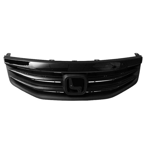 Front Bumper Upper Gloss Black Mesh Grill Grille for 2011 2012 for Honda Accord