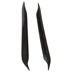 4PCS Carbon Fiber Front Bumper Side Blade Canard Fin for Subaru WRX VB S4