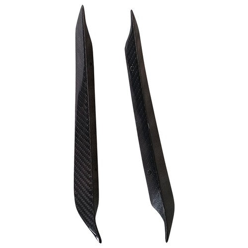 4PCS Carbon Fiber Front Bumper Side Blade Canard Fin for Subaru WRX VB S4