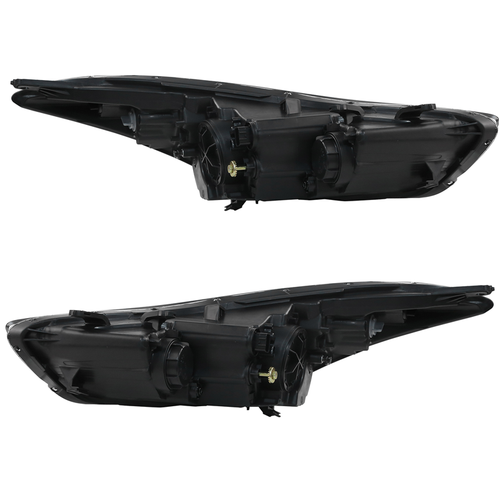 Headlights Assembly Left Right Pair w/ Bulbs for Hyundai Elantra 2014 2015 2016