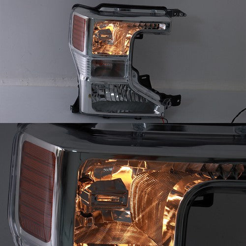 Clear Lens Halogen Headlight Headlamp For Ford F250 F350 F450 2020-2022 RH Side