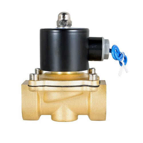 AC 110V 120V Volt NC 1" NPT Electric Solenoid Valve Brass Water Air Gas